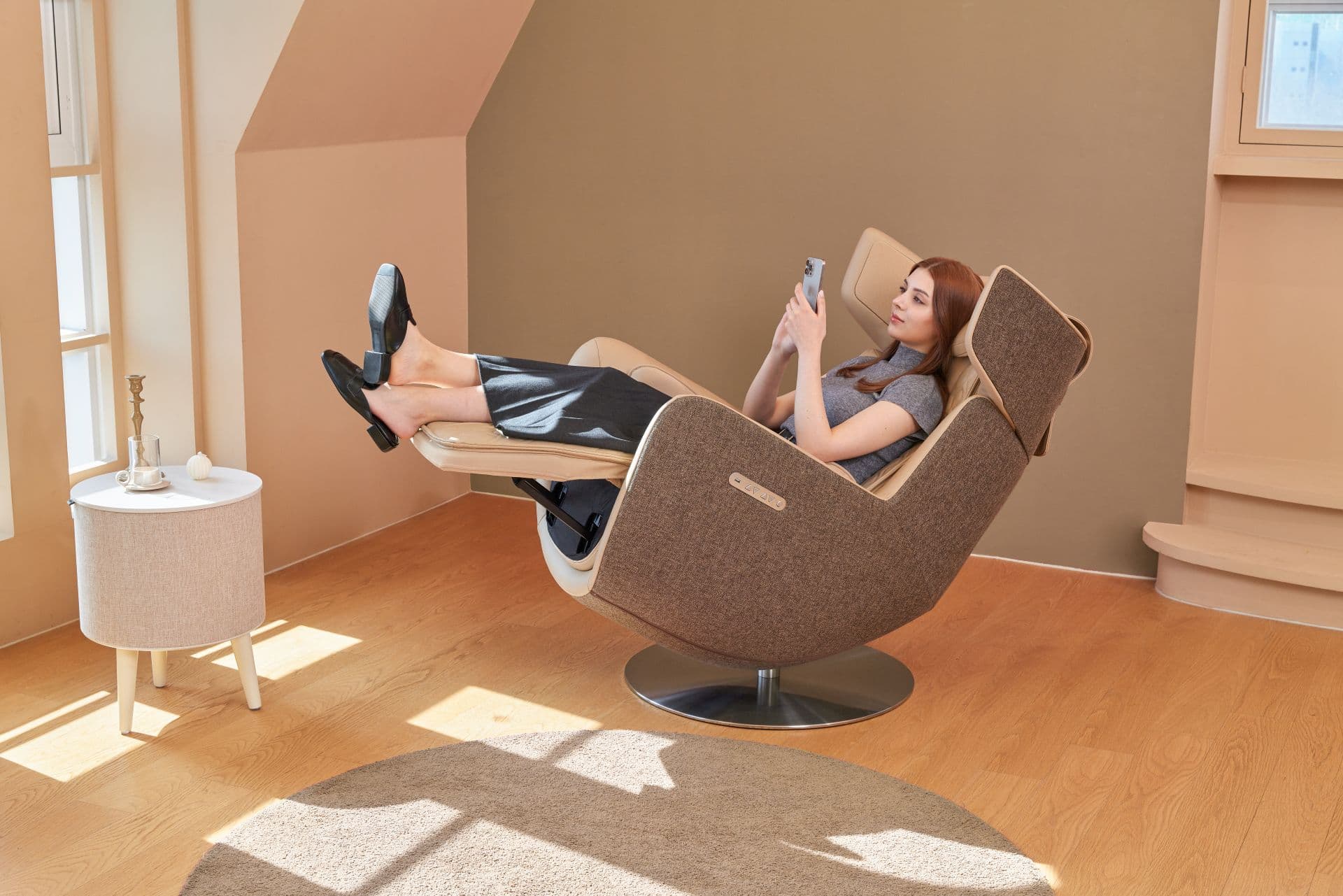 Fotel masujący Nouhaus w salonie